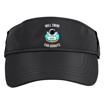Will Swim For Donuts Adult Drive Performance Visor