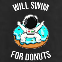 Will Swim For Donuts Adult Drive Performance Visor