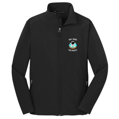 Will Swim For Donuts Core Soft Shell Jacket