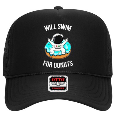 Will Swim For Donuts Trucker Hat