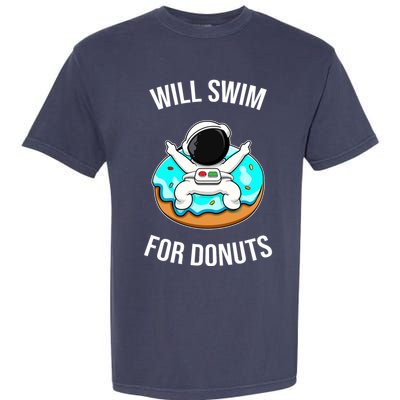 Will Swim For Donuts Garment-Dyed Heavyweight T-Shirt