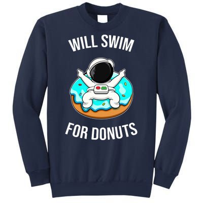 Will Swim For Donuts Sweatshirt