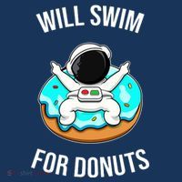 Will Swim For Donuts Sustainable Bucket Hat