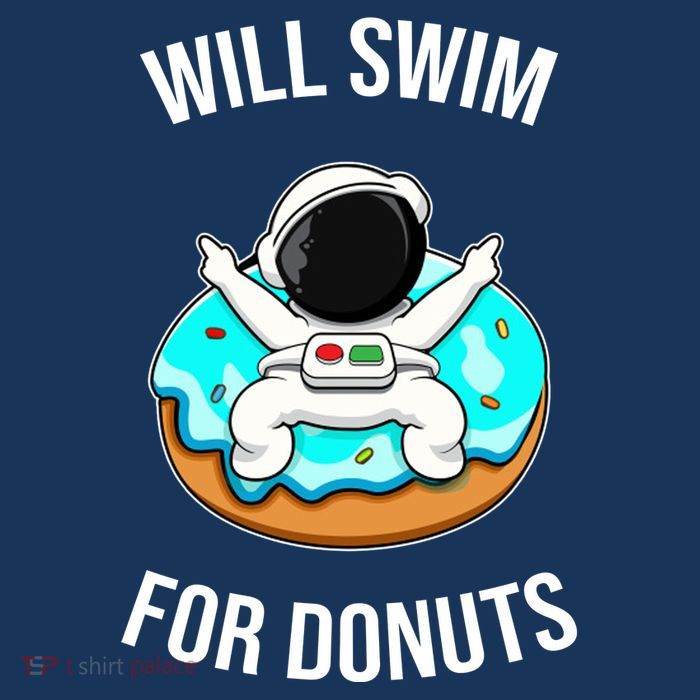 Will Swim For Donuts Flatbill Hat