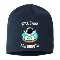 Will Swim For Donuts Sustainable Beanie