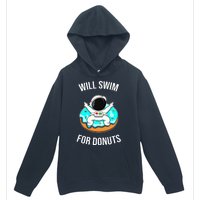 Will Swim For Donuts Urban Pullover Hoodie