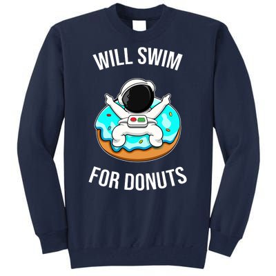 Will Swim For Donuts Tall Sweatshirt