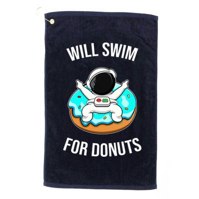 Will Swim For Donuts Golf Towel