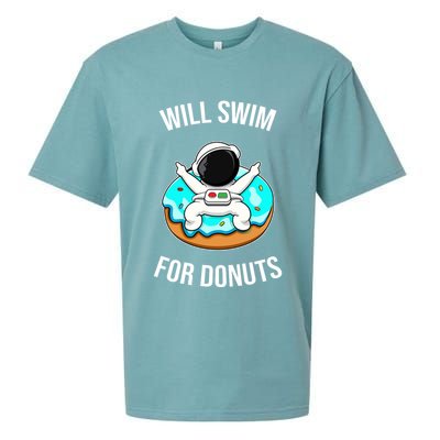 Will Swim For Donuts Sueded Cloud Jersey T-Shirt