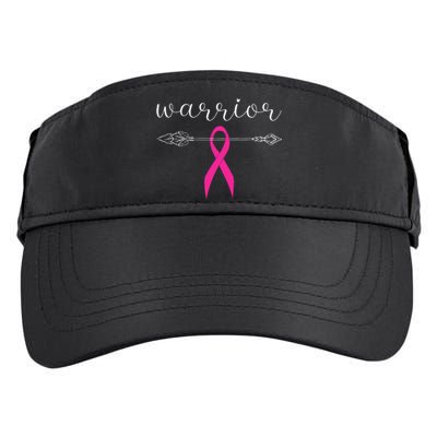 Warrior Survivor Fighter Pink Ribbon Warrior Breast Cancer Adult Drive Performance Visor