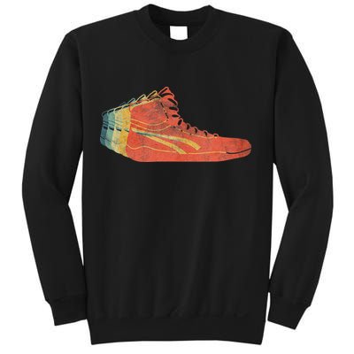 Wrestling Shoe funny sport lover wrestling Sweatshirt