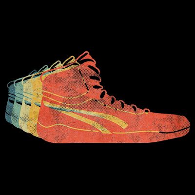 Wrestling Shoe funny sport lover wrestling T-Shirt
