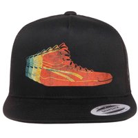 Wrestling Shoe funny sport lover wrestling Flatbill Hat
