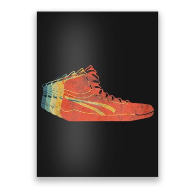 Wrestling Shoe funny sport lover wrestling Poster