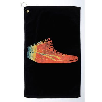 Wrestling Shoe funny sport lover wrestling Golf Towel