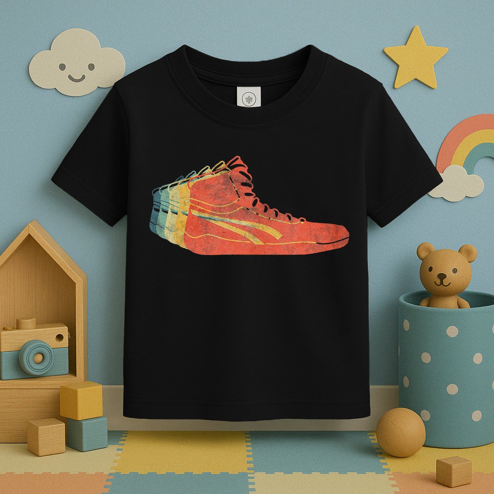 Wrestling Shoe funny sport lover wrestling Toddler T-Shirt