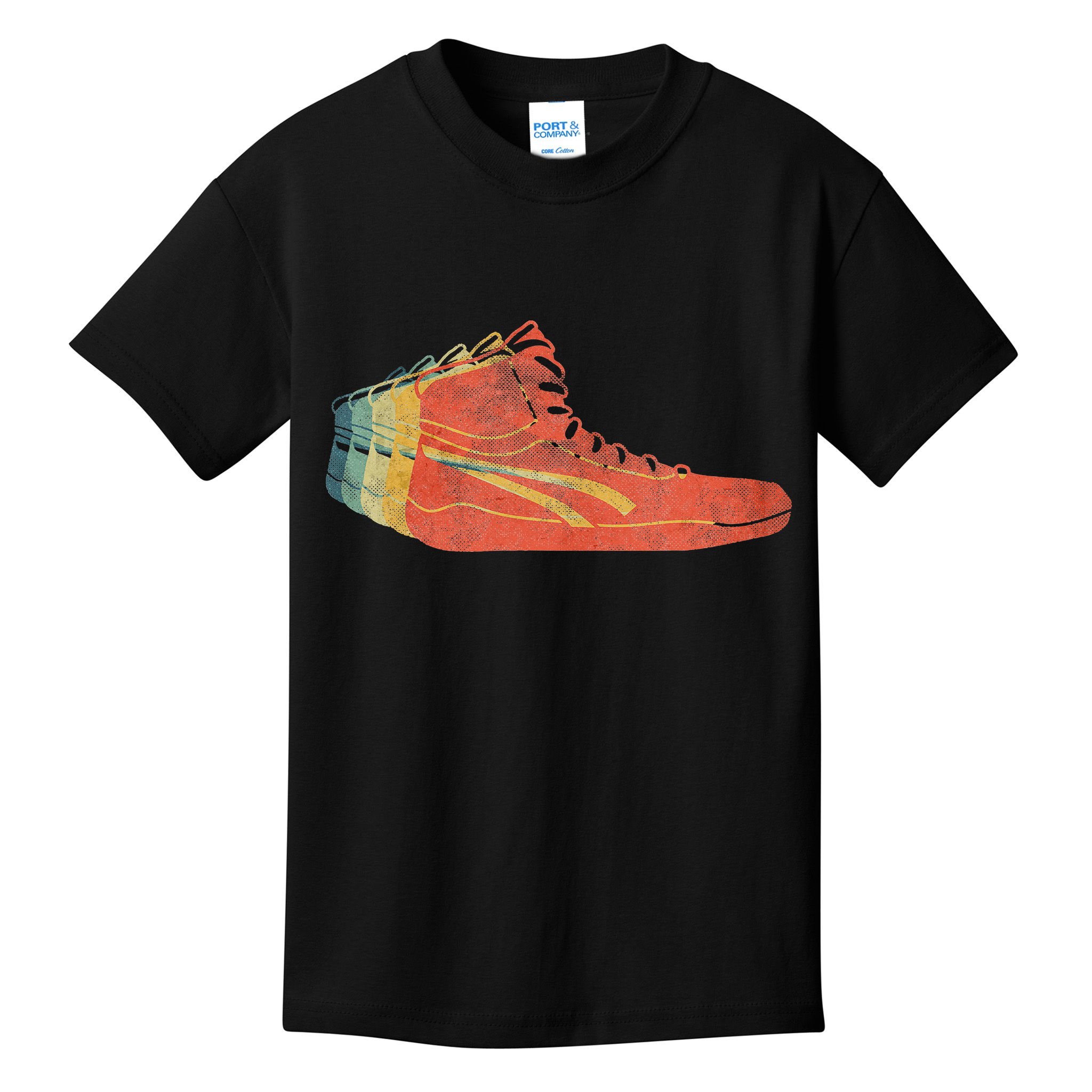 Wrestling Shoe funny sport lover wrestling Kids T-Shirt