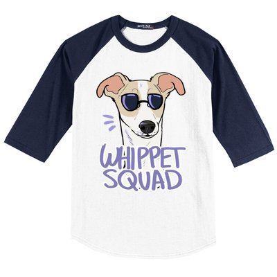 Whippet Squad (Fawn) Baseball Sleeve Shirt