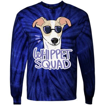 Whippet Squad (Fawn) Tie-Dye Long Sleeve Shirt