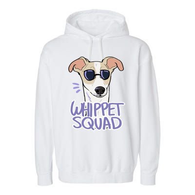 Whippet Squad (Fawn) Garment-Dyed Fleece Hoodie