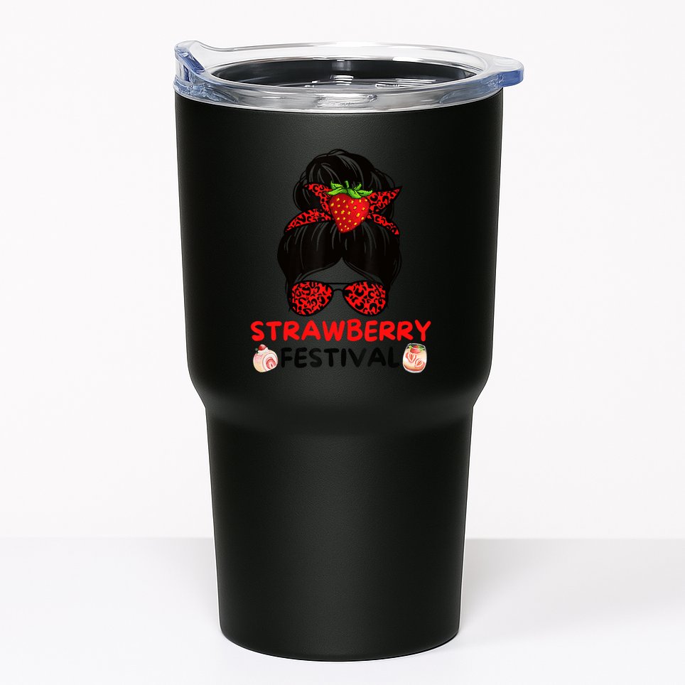 Women Strawberry Festival Fruit Lover Tumbler