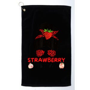 Women Strawberry Festival Fruit Lover Platinum Collection Golf Towel