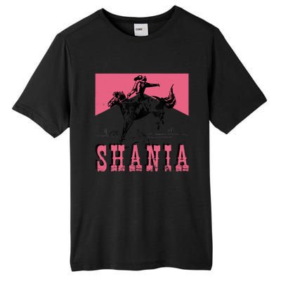 Western Shania First Name Punchy Cowboy Cowgirl Rodeo Style Tall Fusion ChromaSoft Performance T-Shirt