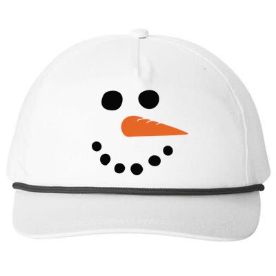 Winter Snow Face Gift Snapback Five-Panel Rope Hat