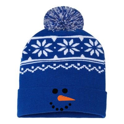 Winter Snow Face Gift USA-Made Snowflake Beanie