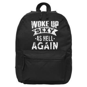 Witch Security Funny Saying Retro 16 in Basic Backpack