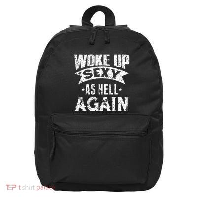 Witch Security Funny Saying Retro 16 in Basic Backpack