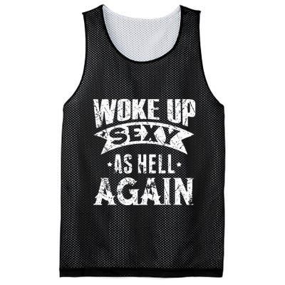 Witch Security Funny Saying Retro Mesh Reversible Basketball Jersey Tank