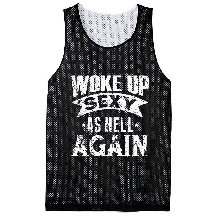 Witch Security Funny Saying Retro Mesh Reversible Basketball Jersey Tank
