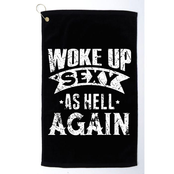 Witch Security Funny Saying Retro Golf Towel