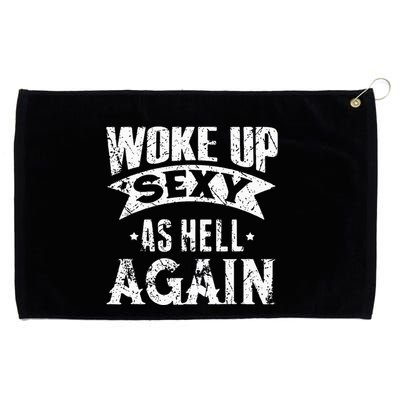 Witch Security Funny Saying Retro Grommeted Golf Towel