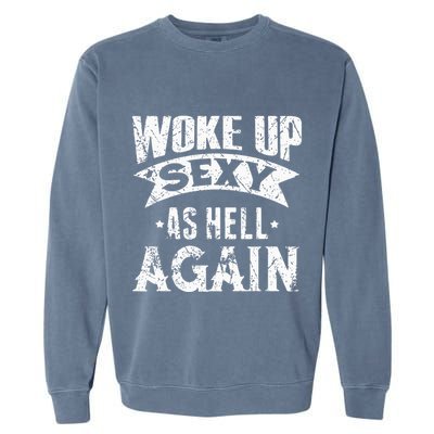 Witch Security Funny Saying Retro Garment-Dyed Sweatshirt
