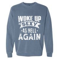 Witch Security Funny Saying Retro Garment-Dyed Sweatshirt