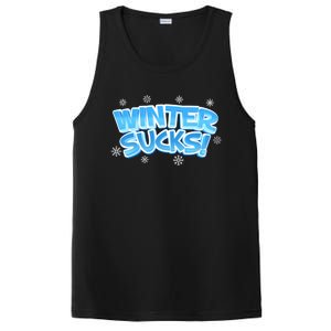 Winter Sucks Funny Christmas Gift PosiCharge Competitor Tank