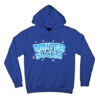 Winter Sucks Funny Christmas Gift Hoodie