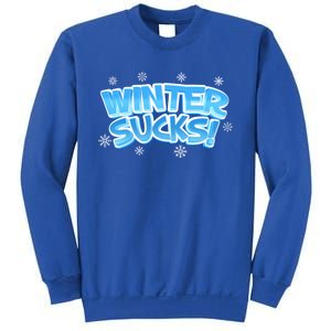 Winter Sucks Funny Christmas Gift Sweatshirt