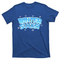 Winter Sucks Funny Christmas Gift T-Shirt