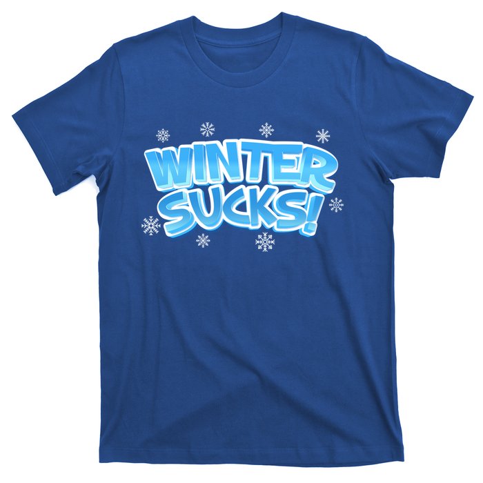 Winter Sucks Funny Christmas Gift T-Shirt