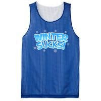 Winter Sucks Funny Christmas Gift Mesh Reversible Basketball Jersey Tank