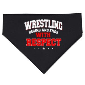 Wrestling Sport Fans Wrestlers Submission Freestyle USA-Made Doggie Bandana