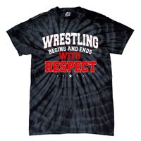 Wrestling Sport Fans Wrestlers Submission Freestyle Tie-Dye T-Shirt