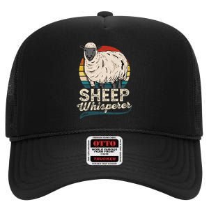 Whisperer S.H.E.E.P Farmer Rancher Ranch High Crown Mesh Back Trucker Hat