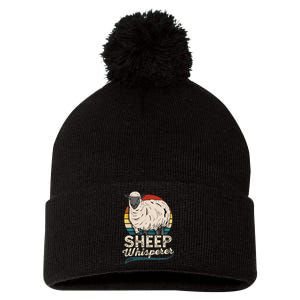 Whisperer S.H.E.E.P Farmer Rancher Ranch Pom Pom 12in Knit Beanie