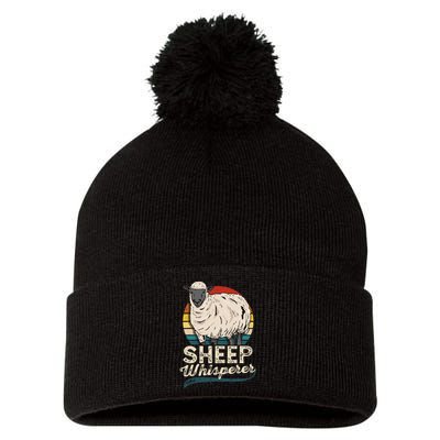 Whisperer S.H.E.E.P Farmer Rancher Ranch Pom Pom 12in Knit Beanie