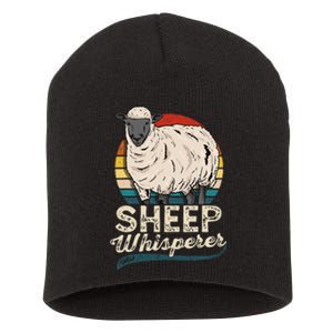 Whisperer S.H.E.E.P Farmer Rancher Ranch Short Acrylic Beanie