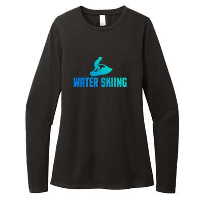 Water Skiing Funny Water Skier Gift Womens CVC Long Sleeve Shirt